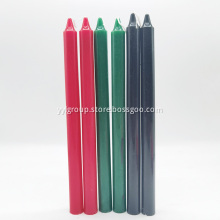 10 Inch Dripness Colors Stick Taper Candle